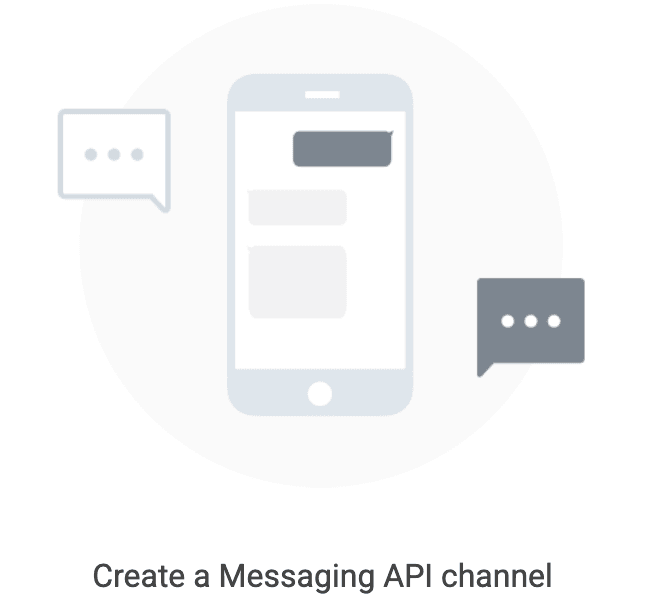 Create a Messaging API channel 按鈕